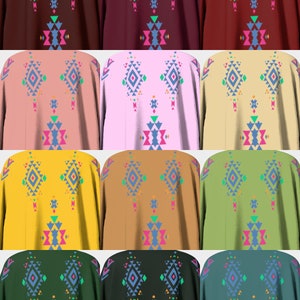 Chiffon Ala Mhigan Draped Kimono - Female Variant