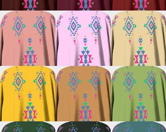 Chiffon Ala Mhigan Draped Kimono - Female Variant