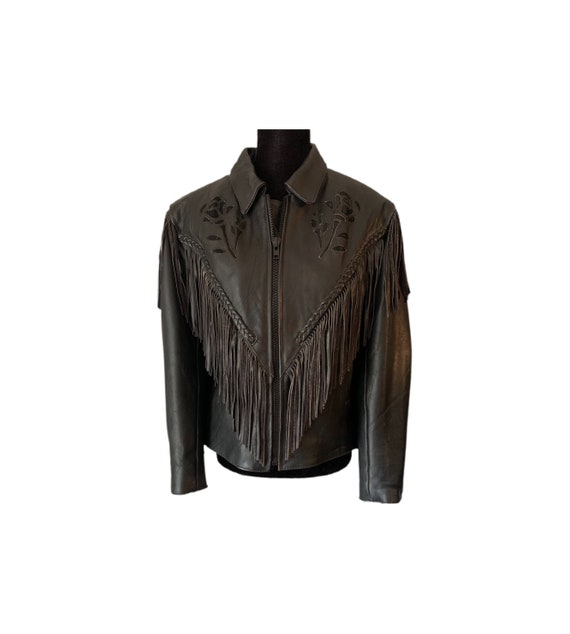 Motorcycle Jacket | Unik | Fringe Leather Jacket |