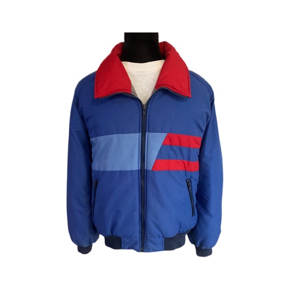 Arctic Circle Puffer Jacket Mens Blue Large Ski P… - image 1