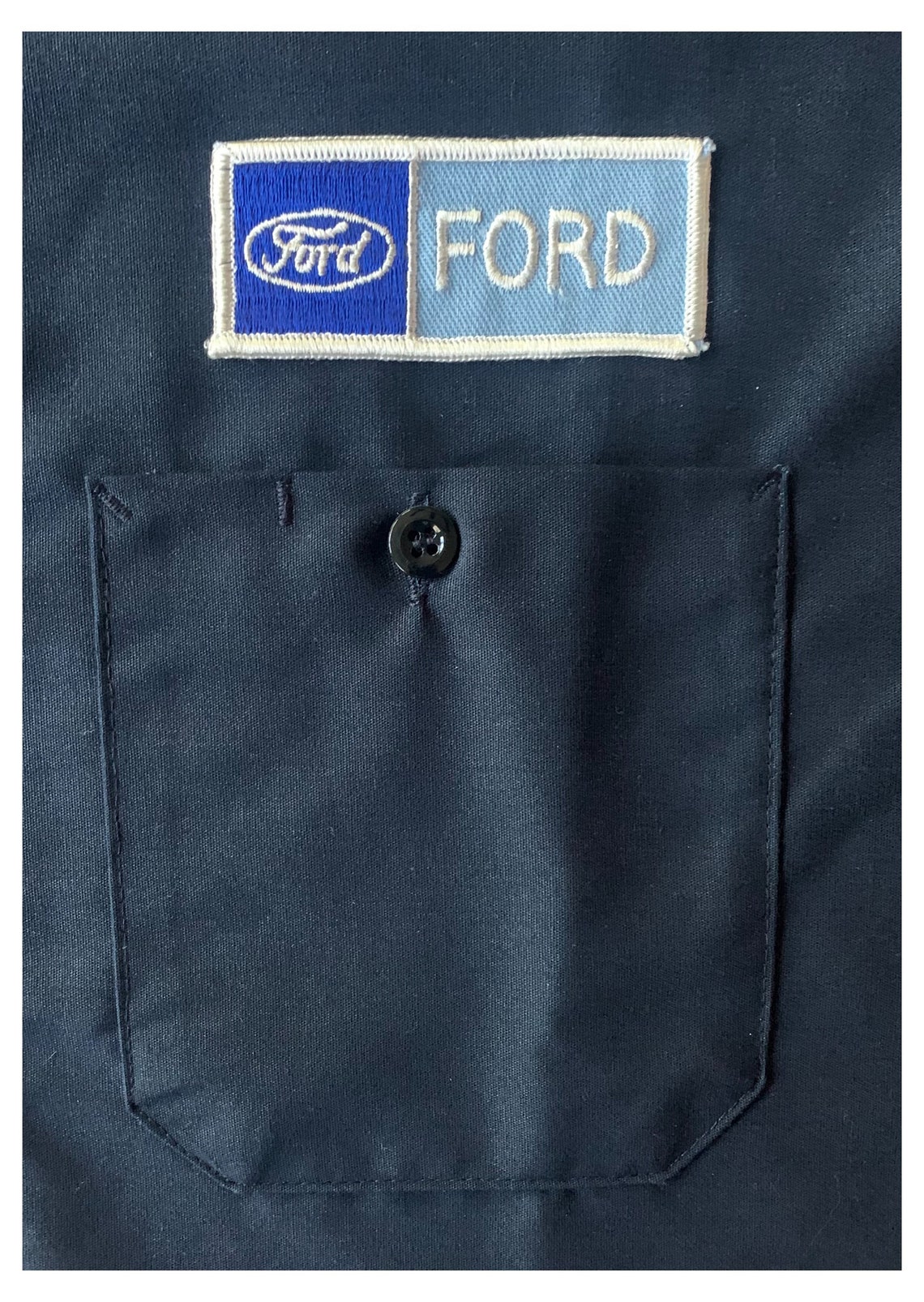 Ford Mechanic Shirt Navy Blue Vintage 90s Red Kap Ford Work | Etsy
