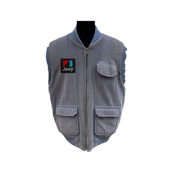 Vintage JEEP Trucker Vest 1980s Jeep 