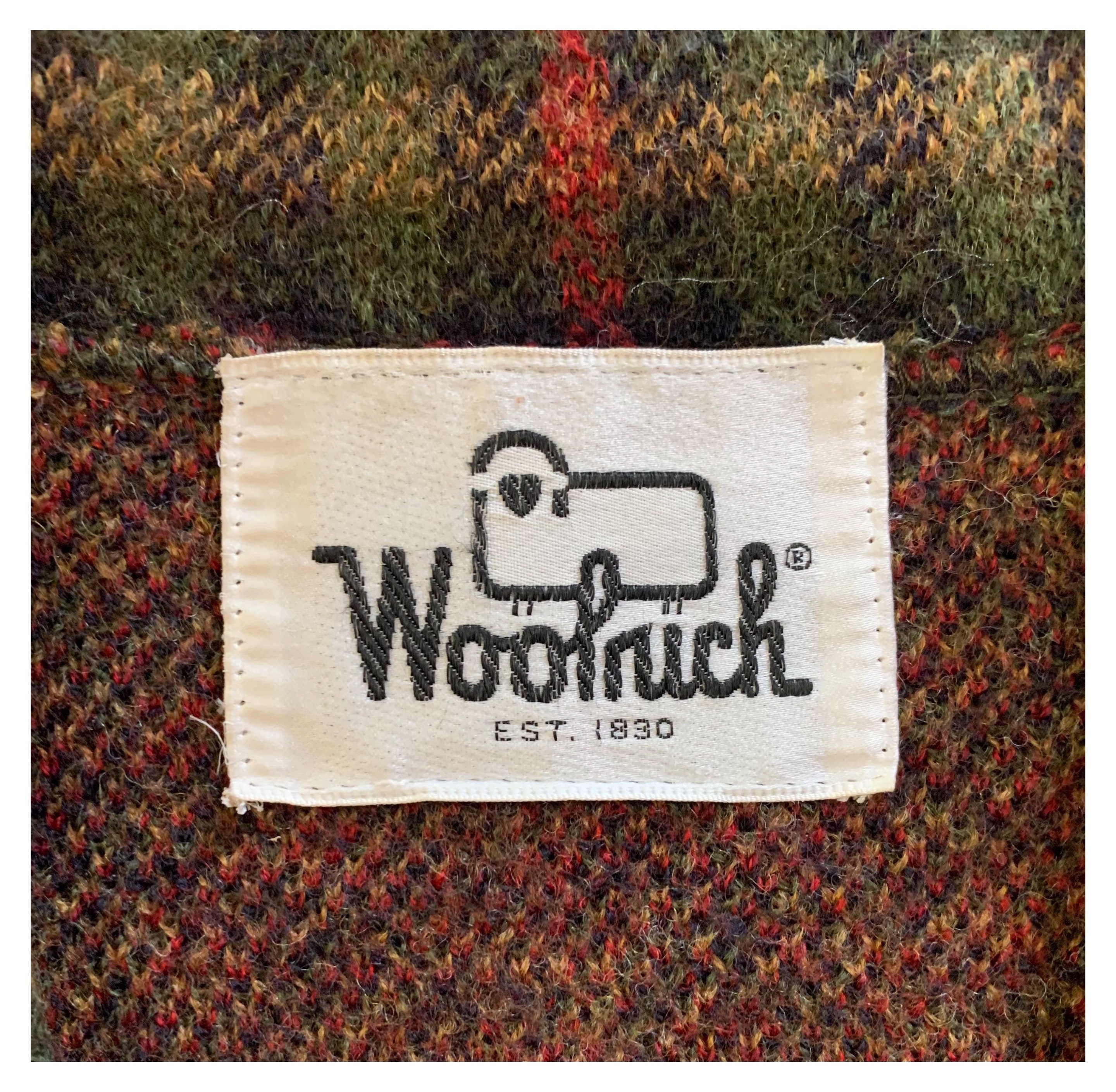 Woolrich Knit Wool Coat Vintage 70s Woolrich Plaid Sweater | Etsy