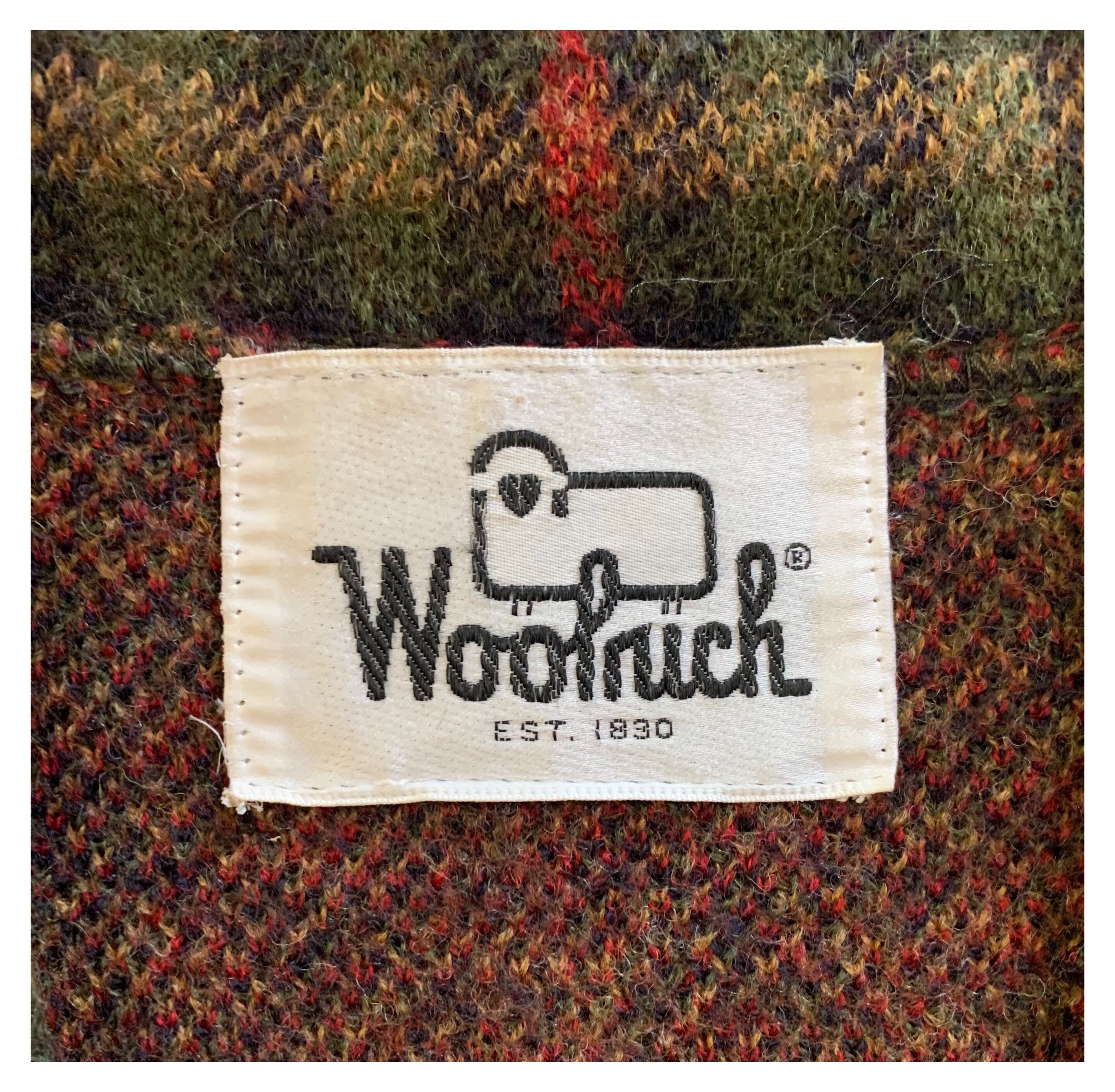 Woolrich Knit Wool Coat Vintage 70s Woolrich Plaid Sweater Etsy