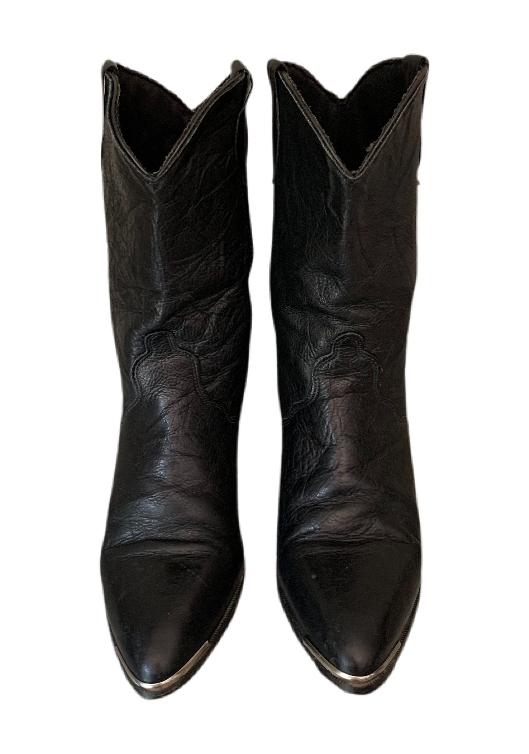 Dingo Cowboy Boots Vintage 80s Black Dingo Cowgirl Boots | Etsy