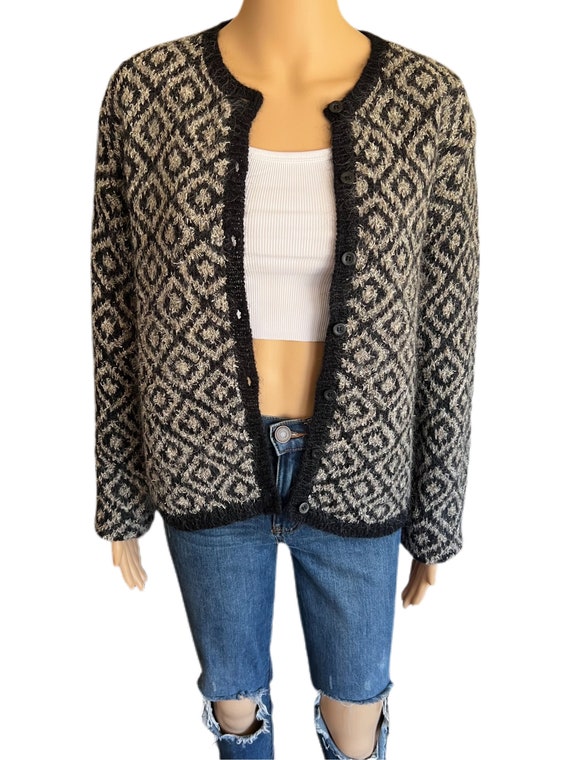 Vintage Mohair Cardigan Womens Medium Paul Harris Des… Gem