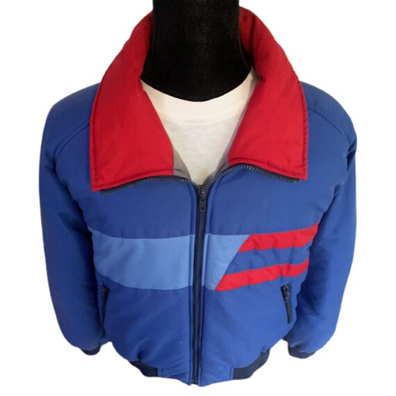 Arctic Circle Puffer Jacket Mens Blue Large Ski P… - image 5