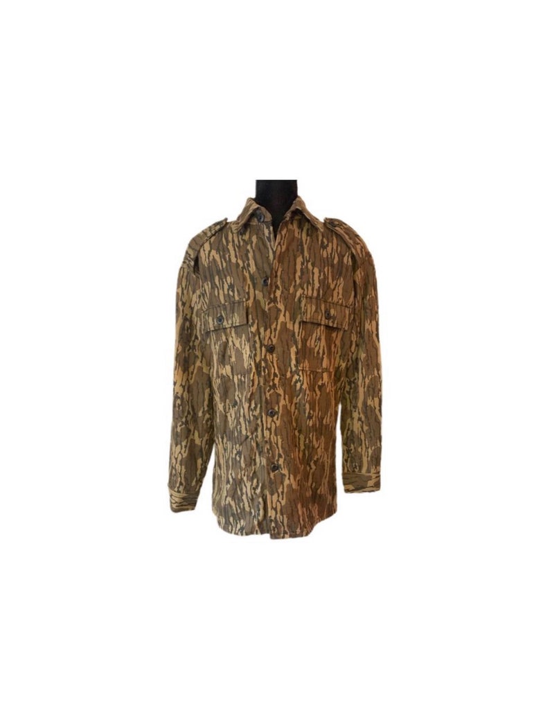 Camo Shirt Camouflage Bottomland Camo 80s Chamois Etsy