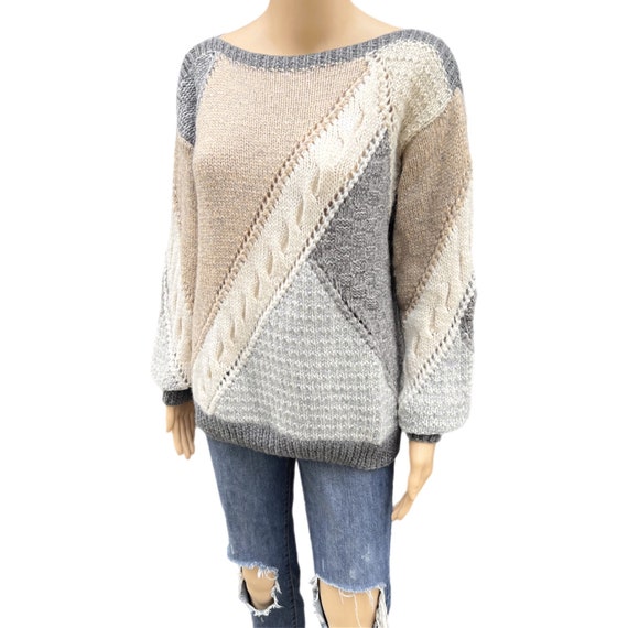 Women's Vintage Sweater Wool Sweater Oversized Sw… Gem