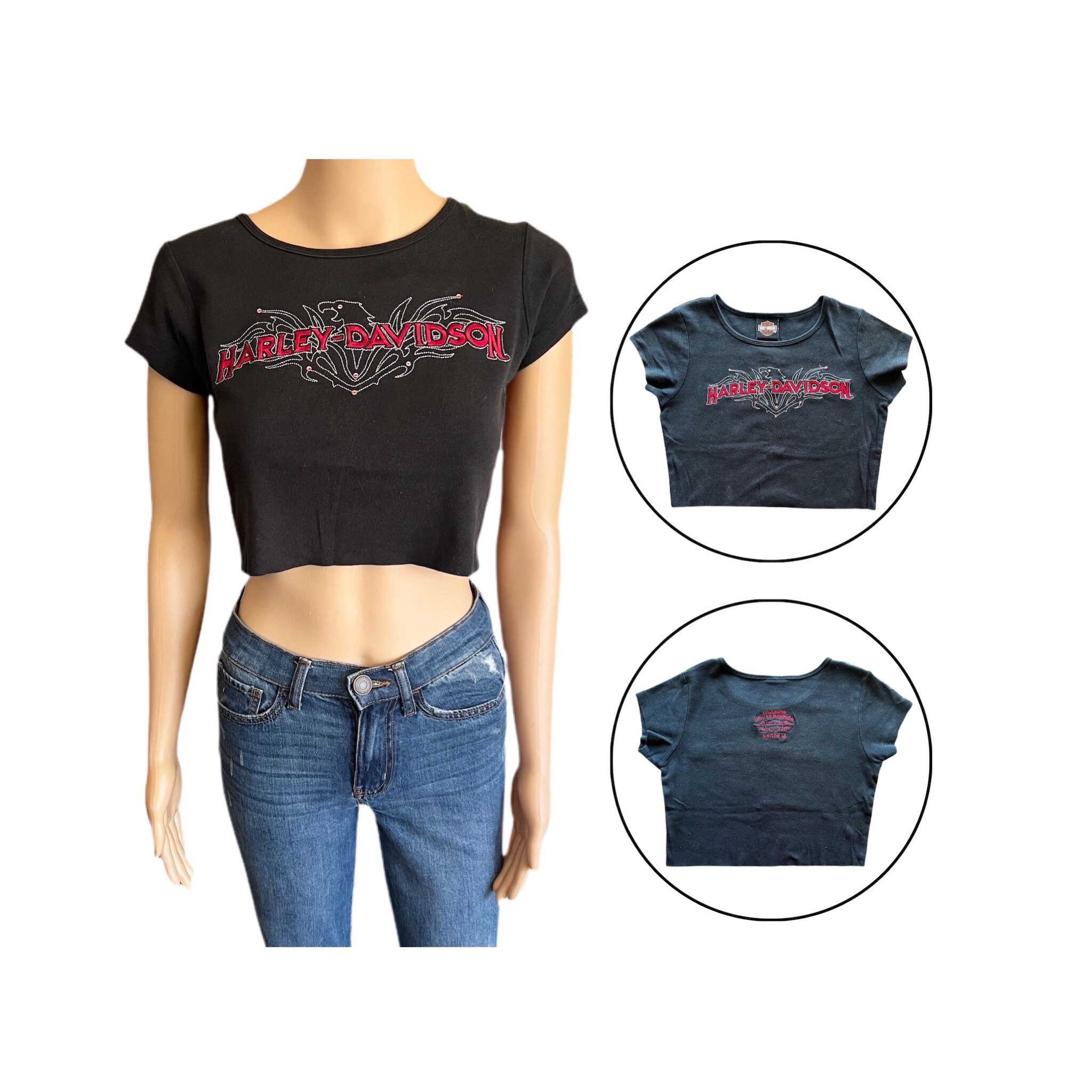 Harley-davidson Cropped Tshirt Harley 