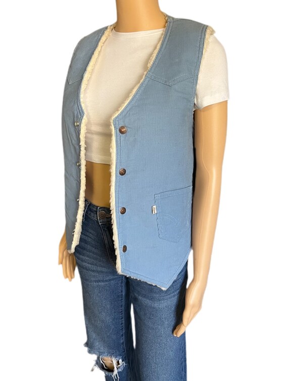 Levi's Sherpa Vest Vintage Levis Trucker Vest Corduroy - Etsy Australia