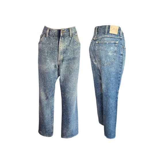 Vintage Lee Jeans 1990s Acid Washed 