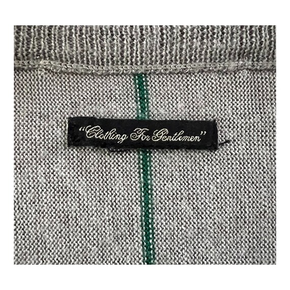 Vintage Striped Sweater Mens Medium CFG V Neck Wo… - image 6