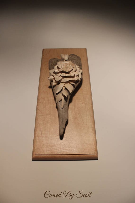 Wood Rose Flower Hand Carved Wooden Rose Rose Sculpture Etsy