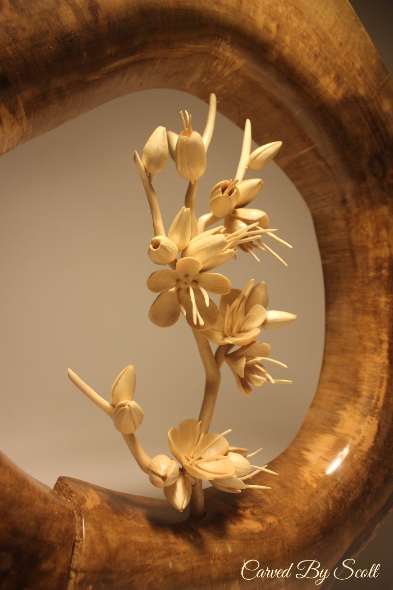 Cherry blossom flower sculpture cherry blossom art handmade Etsy