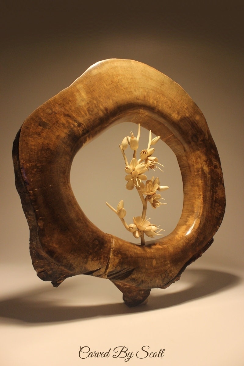 Cherry blossom flower sculpture cherry blossom art handmade Etsy