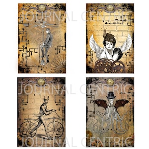 Grungy Steampunk Digital Journal Add-On Kit