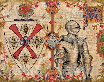 Medieval Times Theme Digital Journal Pages Kit
