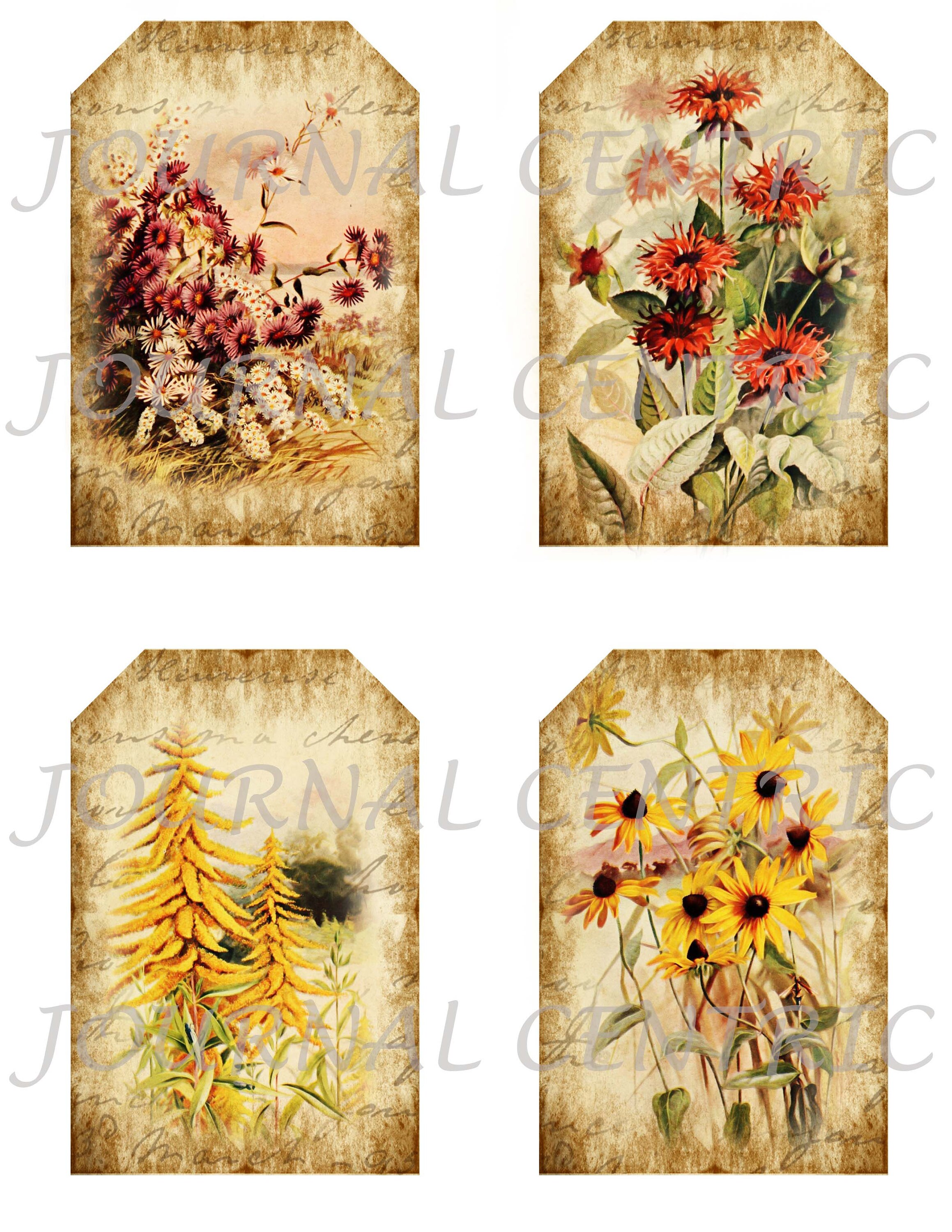 Post Journal Floral Post Digital Journal Add-on Kit - Etsy