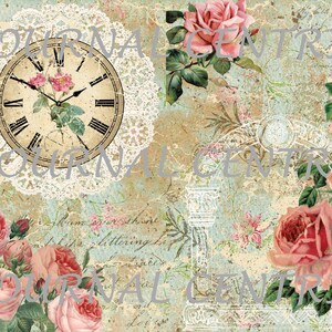 Shabby Rose Digital Journal Kit