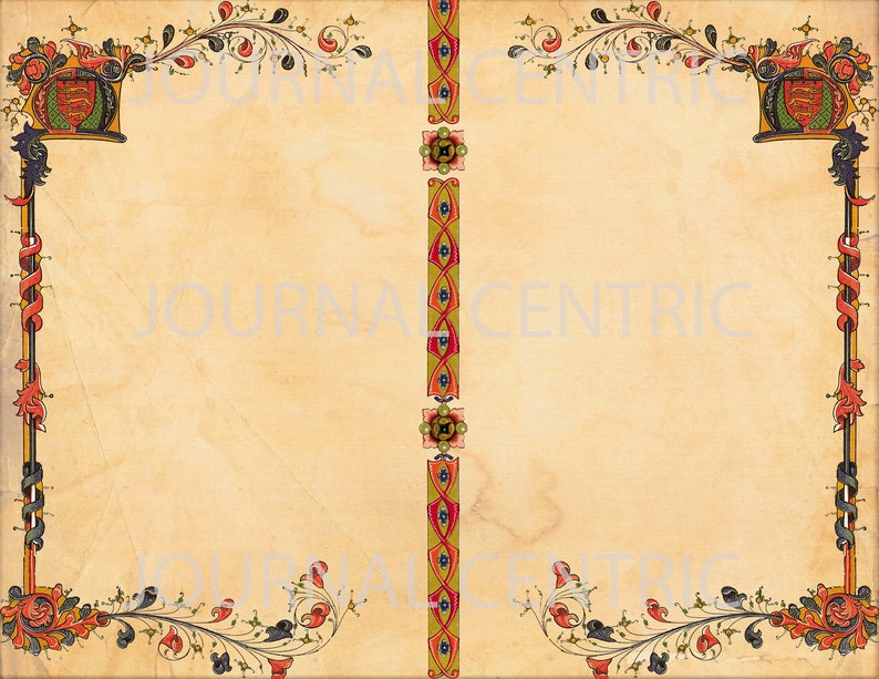 Medieval Ladies Digital Journal Kit