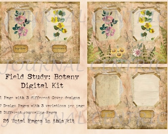 Field Study: Botany Digital Journal Kit 26 Total Pages