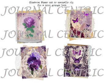 Lavender and Cream Digital Journal Add-On Kit