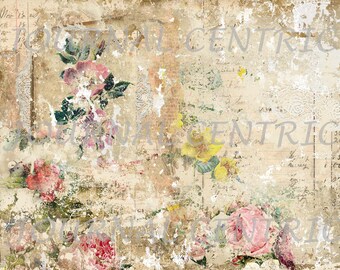 Collage Pack: Field Study Botany -- 10 different background page spreads/tear pages