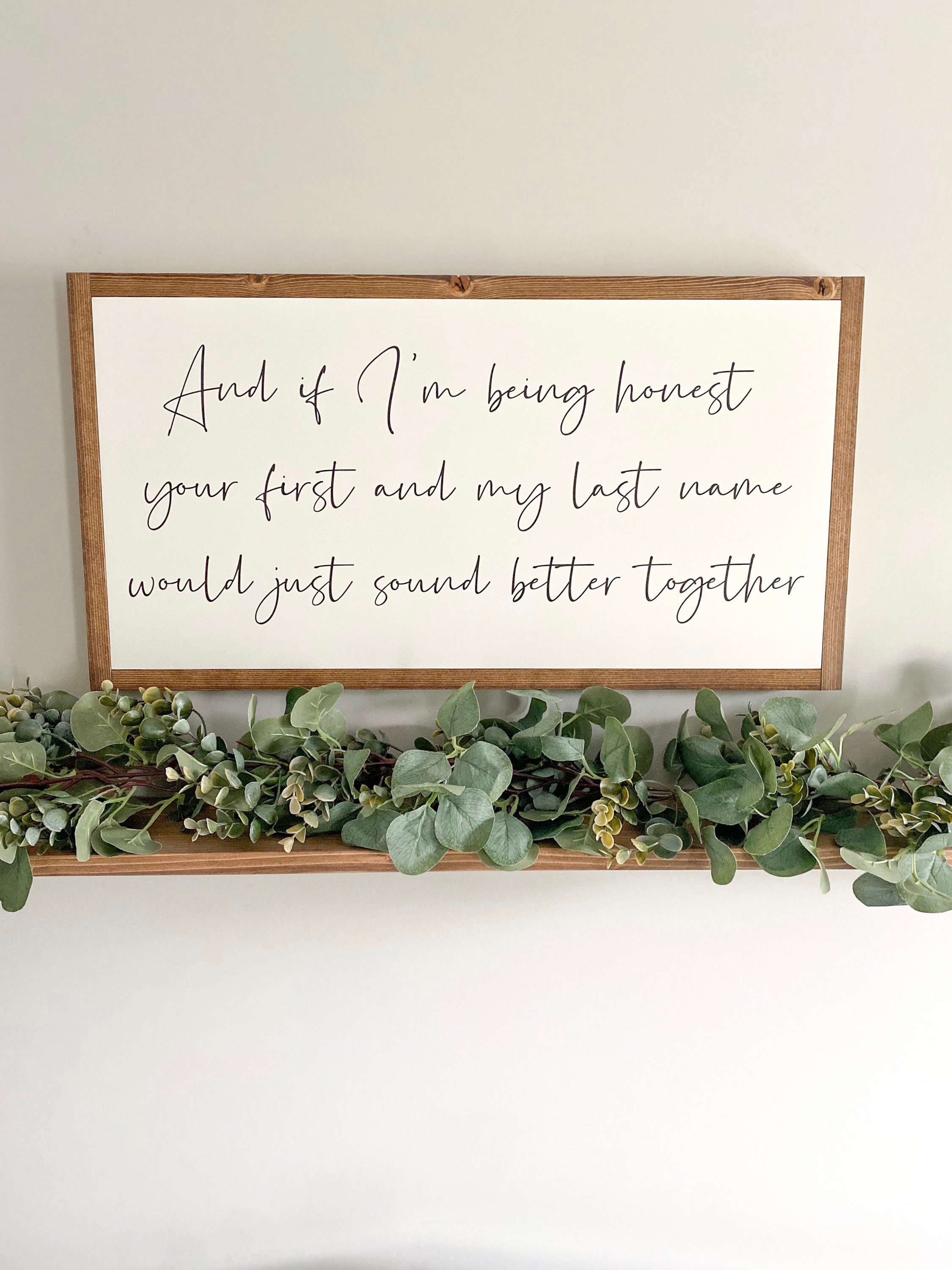 Beautiful Crazy Lyrics Luke Combs Wooden Framed Sign