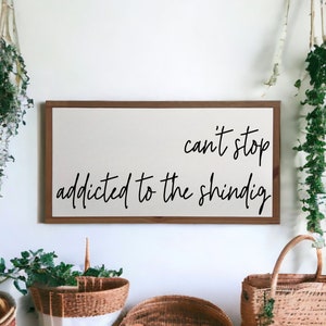 25x13 / Can&#39;t Stop Addicted to the Shindig / Red Hot Chili Peppers RHCP Lyrics / Music Wall Decor / 90s Alternative