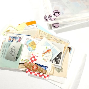 Vintage ephemera pack, paper pack - mixed media - junk journals - collage - gewijzigde kunst