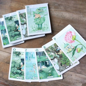 Spelkaarten voor kinderen: 7 stuks voor knutselen, scrapbooking, junkjournal, lijmboek, kortstondig