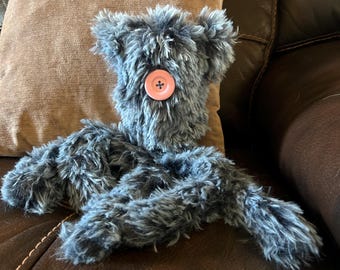 Cat Squid Coraline inspired Plush | Buttons Pink Blue  What’s Shakin Baby  Stuffed Animal