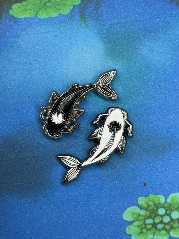 Tui & La Avatar the Last Airbender Pin Set | Spirit Fish Enamel