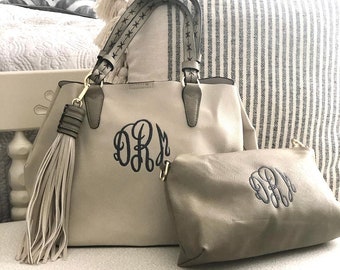 monogrammed purses and handbags
