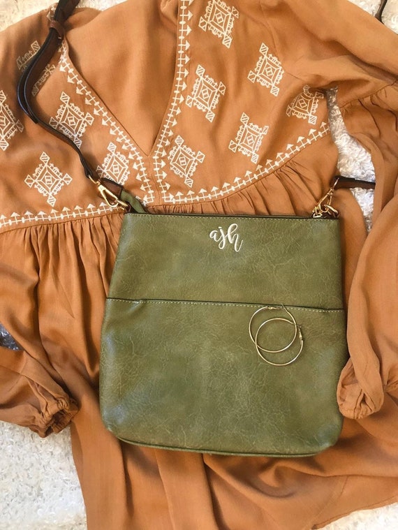 Monogrammed crossbody sale