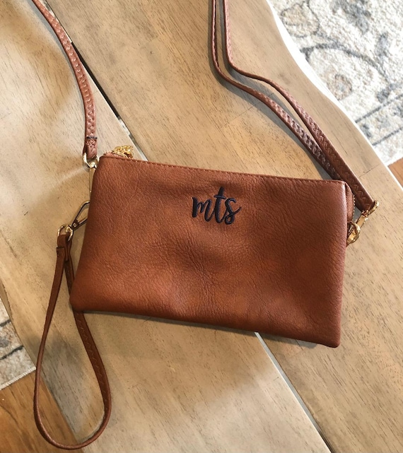 Monogram Crossbody With Mini Initial Monogram 3 Compartment 