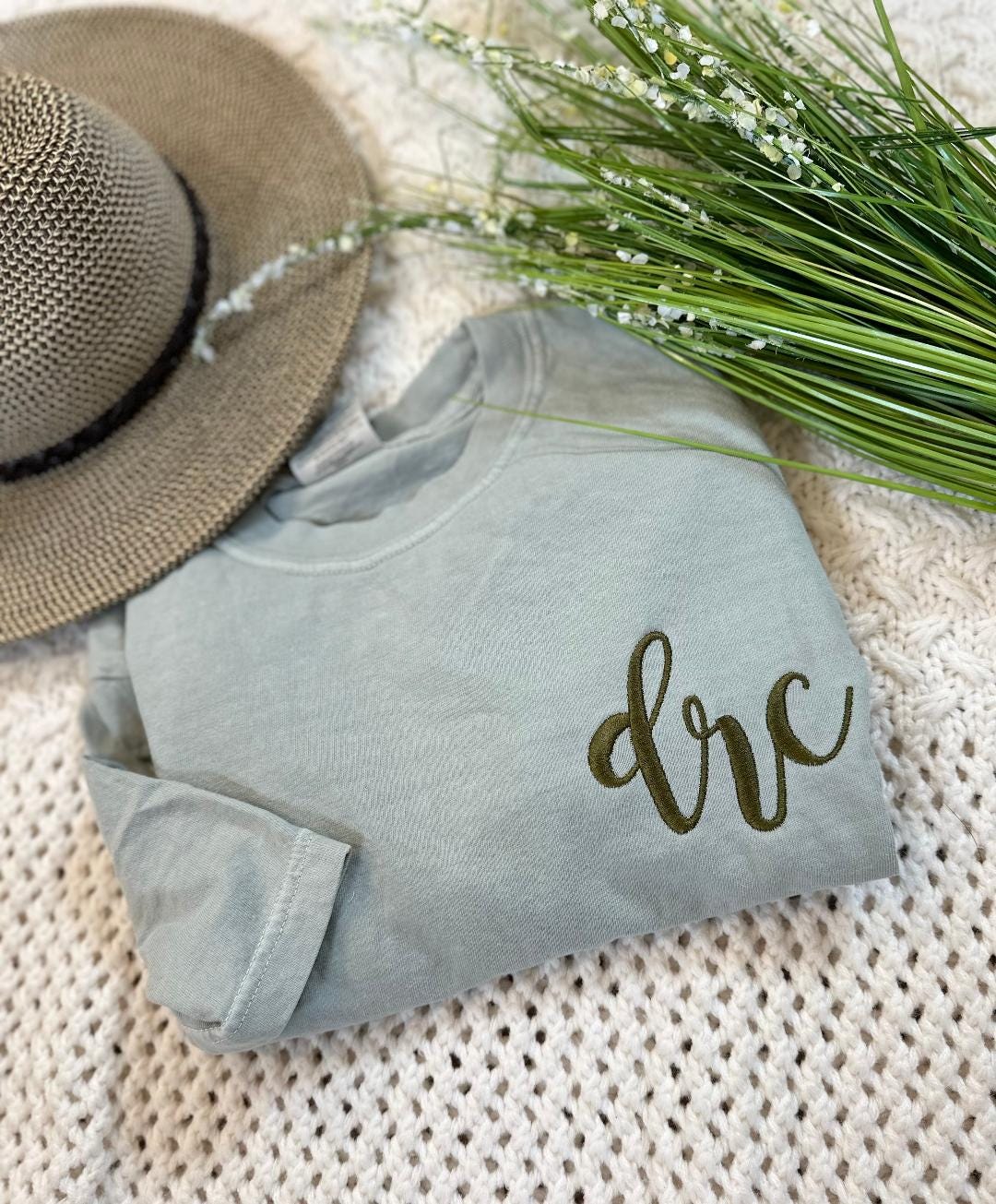 Simple Embroidered Personalized T shirt Comfort Colors Monogrammed simple-embroidered-personalized-t-shirt-comfort-colors-monogrammed