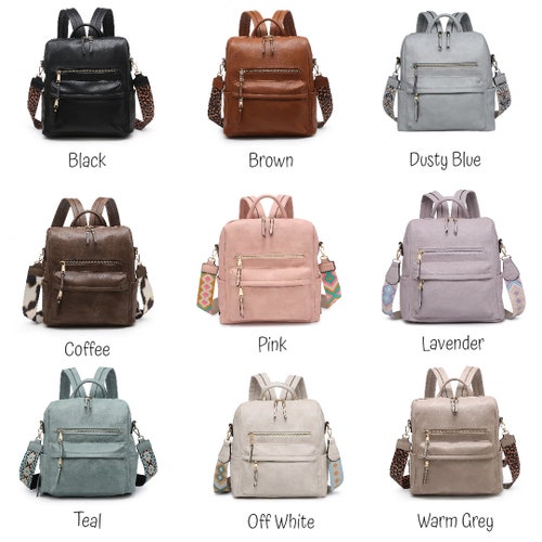 Guitar Strap Backpack Style Purse Personalized Backpack Etsy