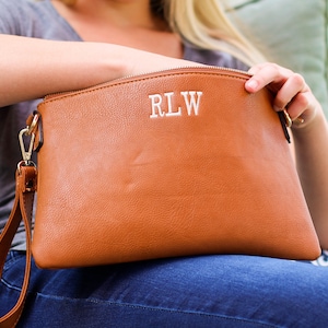 Monogrammed Clutch Crossbody Bag, Personalized Clutch Crossbody, Vegan  Leather Crossbody, Bridesmaid Gift, Evening Bag, Claire