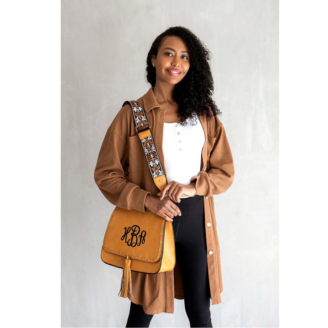Vegan PU Leather Melbourne Crossbody - Ivory