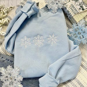 Snowflake Sweatshirt - Etsy