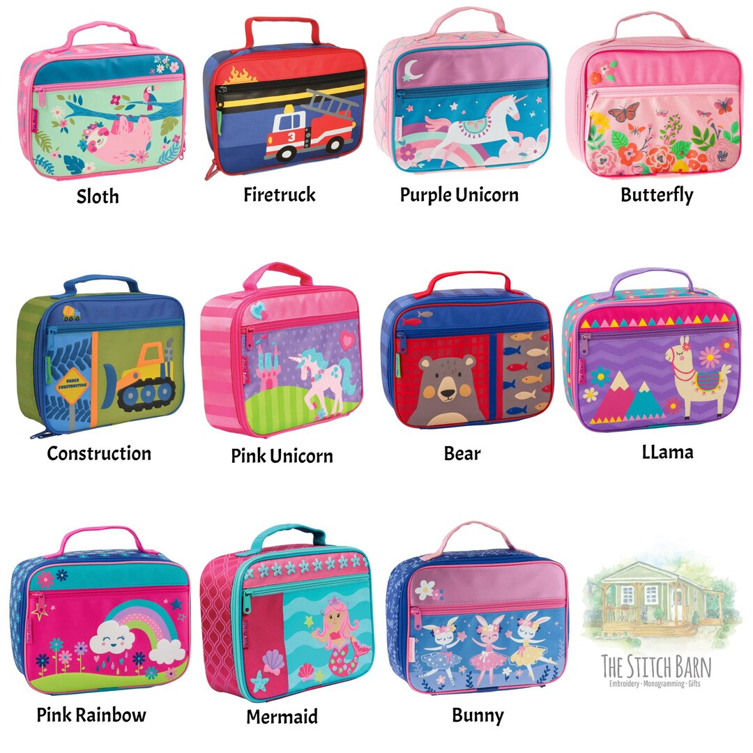 Monogrammed Stephen Joseph Lunchbox L Personalized Lunchbox L School