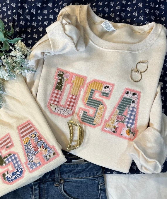 ☆関税込☆FALLETT★APPLIQUE LOGO PIGMENT SWEATSHIRT ★ APPLIQUE LOGO PIGMENT SWEATSHIRT PINK - FALLETT | 60