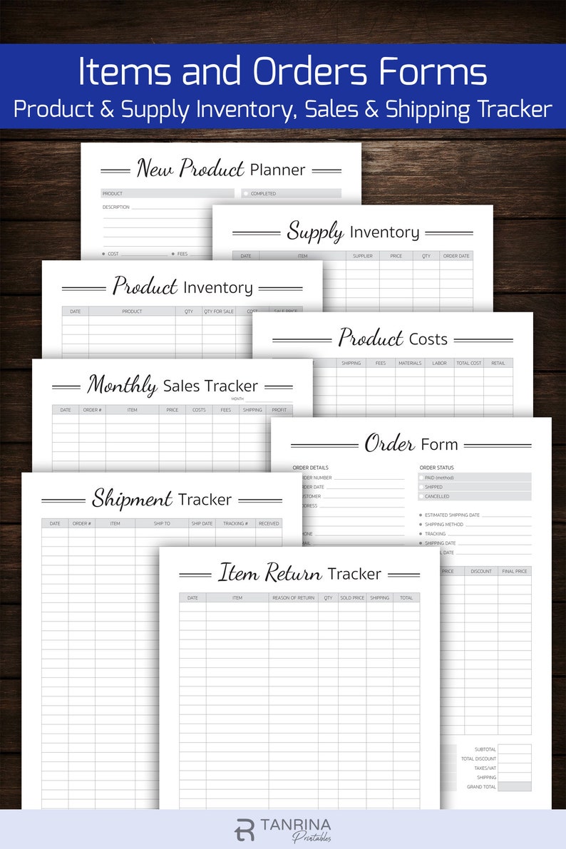 Small Business Planner Printable Etsy Business Organizer Etsy