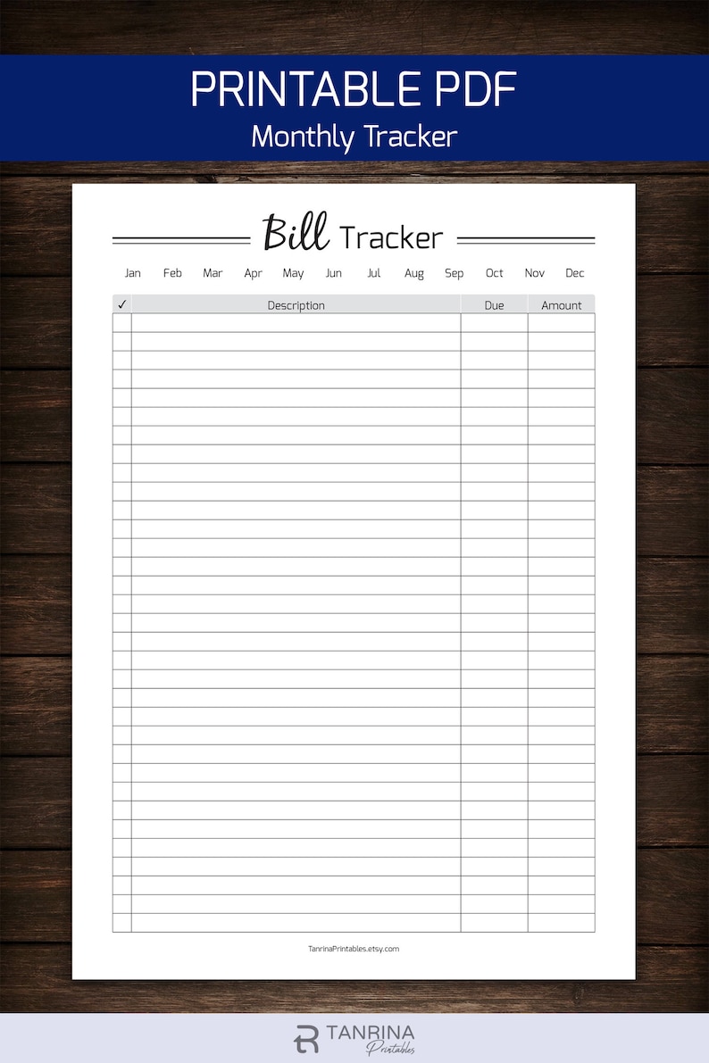 Insert Bill Here Printable
