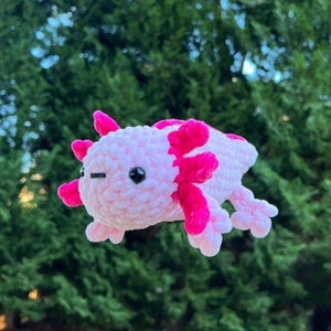 gehäkeltes Axolotl Plüschtier