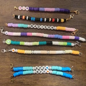 Bracelets de perles d&#39;argile