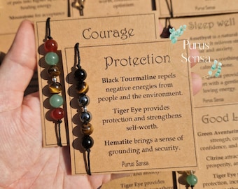 genuine crystal bracelet. for calm protection good luck success grief uplifting crystal support bracelet anklet. natural crystal bracelet