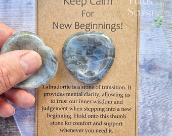 Crystal for new beginnings. New chaper. Crystal gift. Fresh start. New beginning gift. Labradorite. Divorse. New home. New job. him / her